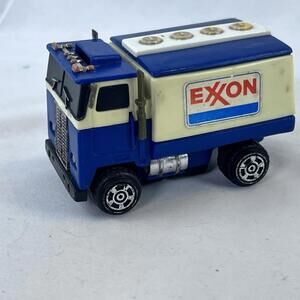 VINTAGE 1976 IDEAL Exxon TRUCK 3” Hollis NY MFG. Hong Kong 5A-0988